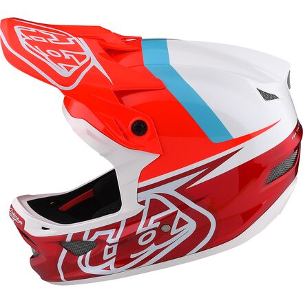 Troy Lee Designs - D3 Fiberlite Helmet - Slant Red