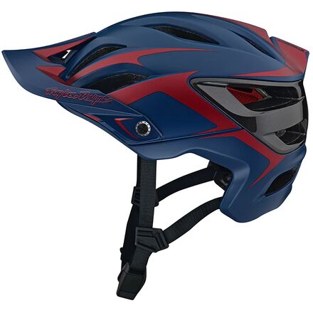 Troy Lee Designs - A3 Mips Helmet - Dark Blue/Burgundy