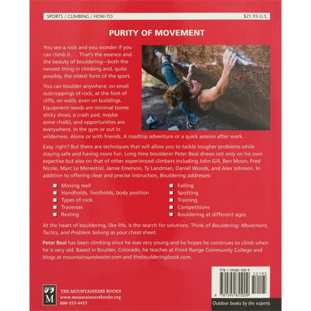 Mountaineers Books - Bouldering