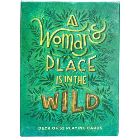 A Woman's Place Is In The Wild Playing Cards