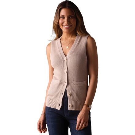 Ada Knit Button Tank - Women's