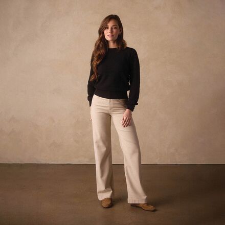 The Normal Brand - Olivia Pointelle Crew Sweater - Women's