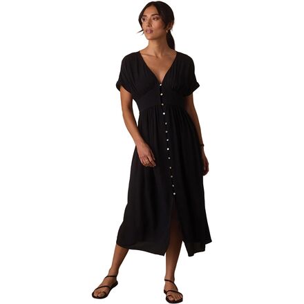 Aria Crepe Midi Dress - Women's