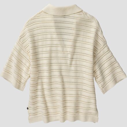 The Normal Brand - Emma Openwork Short-Sleeve Polo Shirt - Women's