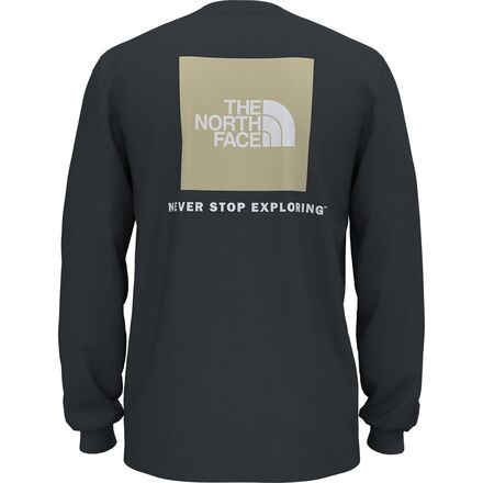 The North Face - Box NSE Long-Sleeve T-Shirt - Men's - TNF Black/Gravel