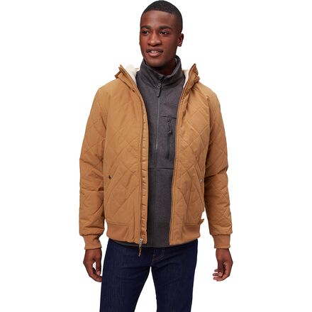The North Face - Cuchillo Insulated Full-Zip Hooded Jacket - Men's - Utility Brown