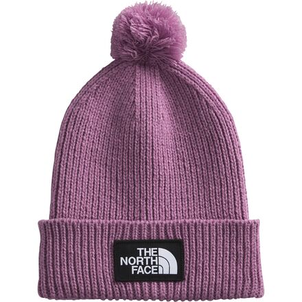 The North Face - The North Face Logo Box Pom Beanie - Pikes Purple