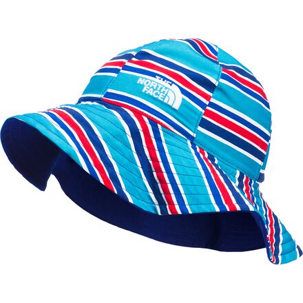 The North Face - Littles Brimmer Hat - Kids' - Meridian Blue Painted Stripe Print