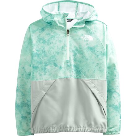 The North Face - Packable Wind Jacket - Kids' - Misty Jade Rock Candy Print