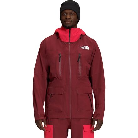 The North Face - Dragline Jacket - Men's - Cordovan/TNF Red