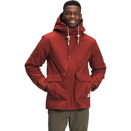 The North Face - Fine Pine Jacket - Men's - Brick House Red/Pinecone Brown/Earth Brown