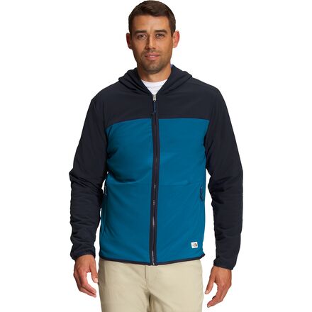 The North Face - Mountain Sweatshirt Full-Zip Hoodie - Men's - Aviator Navy/Banff Blue