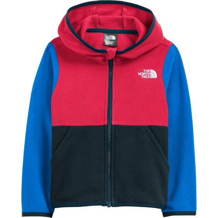 The North Face - Glacier Full-Zip Fleece Hoodie - Toddler Boys' - TNF Red