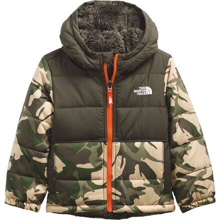The North Face - Reversible Mount Chimbo Hooded Jacket - Toddler Boys' - New Taupe Green Explorer Camo Print
