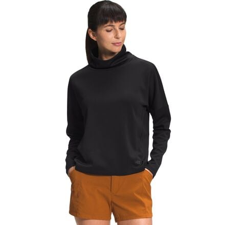 The North Face - EA Basin Funnel Neck Long-Sleeve Top - Women's - TNF Black