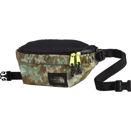 The North Face - Mountain Lumbar Pack - Military Olive Stippled Camo Print/TNF Black