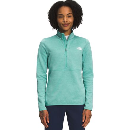 The North Face - Canyonlands 1/4-Zip Pullover - Women's - Wasabi Heather