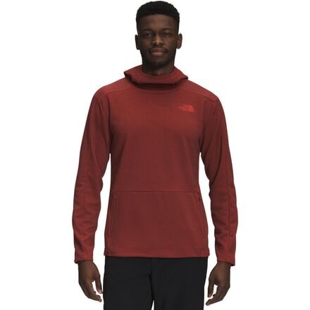 The North Face - EA Big Pine Midweight Hooded Shirt - Men's - Tandoori Spice Red Heather