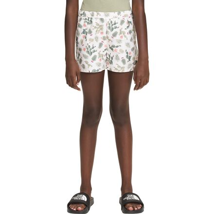 The North Face - Printed Amphibious Class V Water Short - Girls' - Wisteria Purple Cacti Print