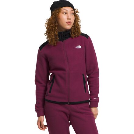 The North Face - Alpine Polartec 200 Full-Zip Hooded Jacket - Women's - Boysenberry/TNF Black