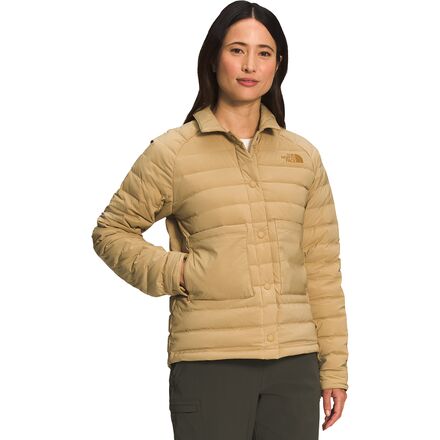The North Face - Belleview Stretch Down Shacket - Women's - Antelope Tan