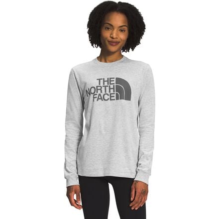 The North Face - Half Dome Long-Sleeve T-Shirt - Women's - TNF Light Grey Heather/TNF Light Grey Heather