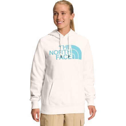 The North Face - Half Dome Pullover Hoodie - Women's - Gardenia White/Reef Waters
