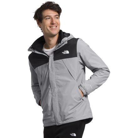 The North Face - Antora Triclimate Jacket - Men's - Meld Grey/TNF Black