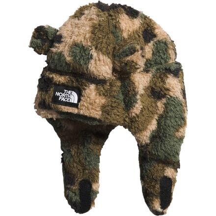 The North Face - Baby Bear Suave Oso Beanie - Infants' - Military Olive Camo Texture Small Print