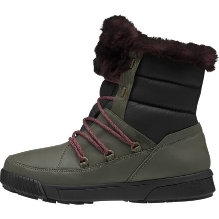 The North Face - Sierra Luxe WP Boot - Women's - New Taupe Green/Wild Ginger