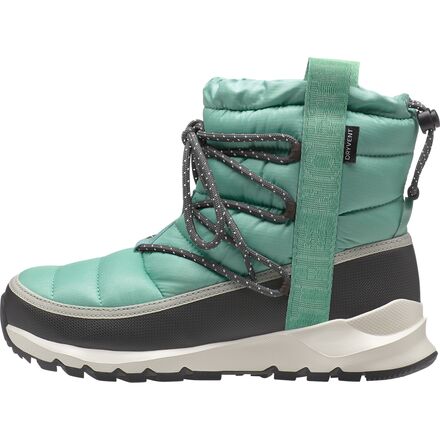 The North Face - ThermoBall Lace Up WP Bootie - Women's - Wasabi/Vanadis Grey