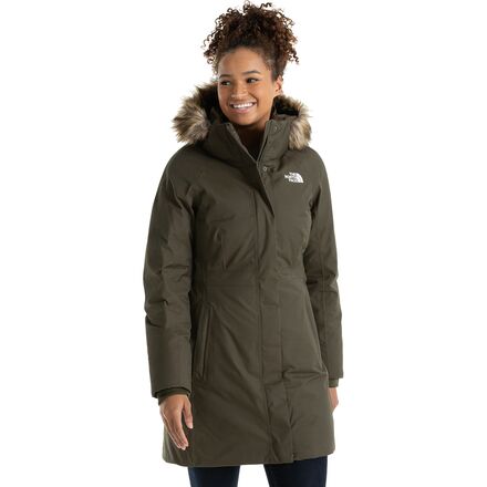 The North Face - Jump Down Parka - Women's - New Taupe Green 1D