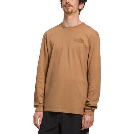 The North Face - Long-Sleeve Hit Graphic T-Shirt - Men's - Almond Butter/Almond Butter