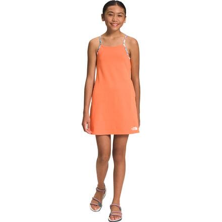 The North Face - Never Stop Dress - Girls' - Dusty Coral Orange