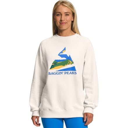 The North Face - Places We Love Crew Sweatshirt - Women's - Gardenia White