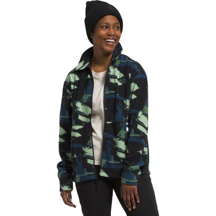 The North Face - Pali Pile Fleece Jacket - Women's - Misty Sage Abstract Geology Print