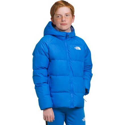 The North Face - North Down Hooded Reversible Jacket - Boys' - Optic Blue