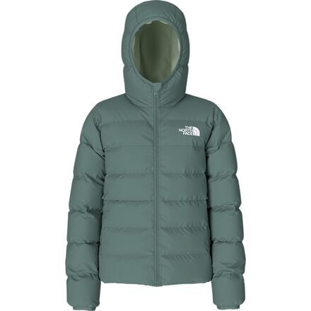 The North Face - North Down Reversible Hooded Jacket - Girls' - Dark Sage