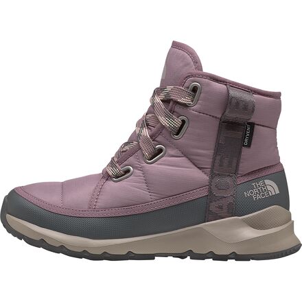 The North Face - ThermoBall Lace Up Luxe WP Boot - Women's - Fawn Grey/Asphalt Grey