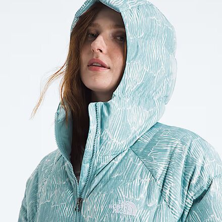 The North Face - Hydrenalite Print Down Hoodie - Women's
