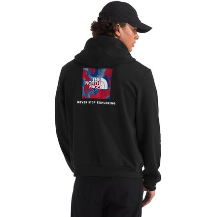 Red White & Blue Regular Hoodie - Men's