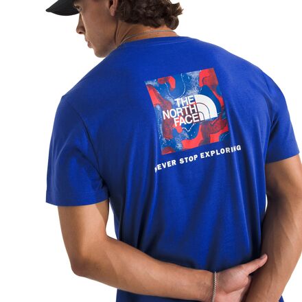 The North Face - Red White & Blue Regular Short-Sleeve T-Shirt - Men's