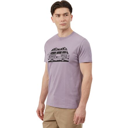 Tentree - Road Trip T-Shirt - Men's - Purple Ash
