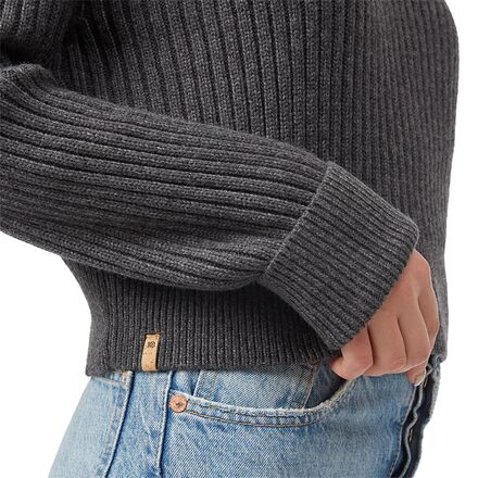 Tentree - Highline Rib Cropped Mock Neck Sweater - Women's