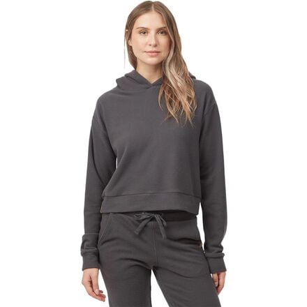 Tentree - Luxe Cropped Hoodie - Women's - Graphite