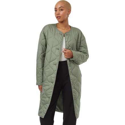 Tentree - Quilted Cloud Shell Jacket - Women's - Agave Green