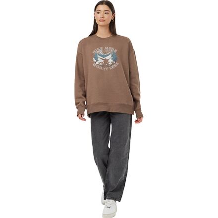 Tentree - Hike More Oversized Crew Sweatshirt - Women's