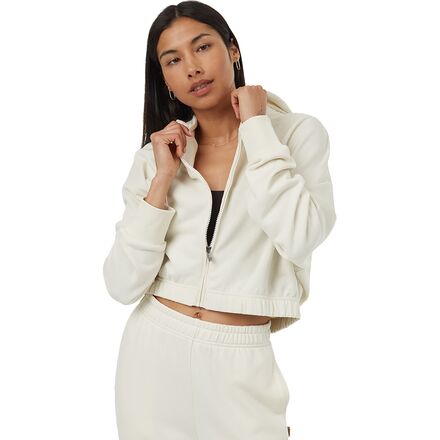 Tentree - TreeTerry Oversized Cropped Zip Hoodie - Women's