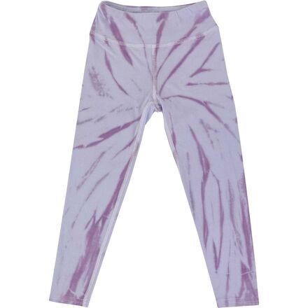 Tiny Whales - Purple Skies Leggings - Girls' - Lavender/Purple Tie Dye