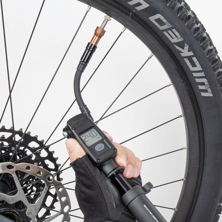 Topeak - Mountain 2Stage Digital 2-IN-1 Tire + Shock Mini Pump